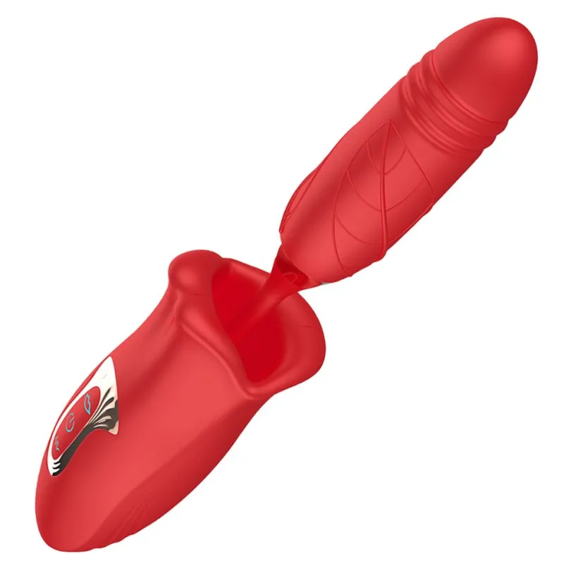 MyPlayToys Vibro Poussée et Bouche Doble Sens 10.5 x 3.1cm
